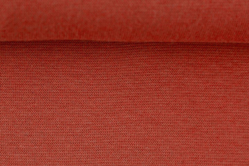 French Terry "Maike", Swafing, uni, terracotta, 0,5 m