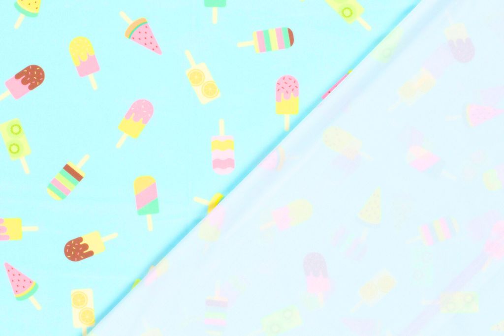 Badeanzugstoff, Bade Jersey, Swimwear, UPF50, Eis, aqua, 0,5 m