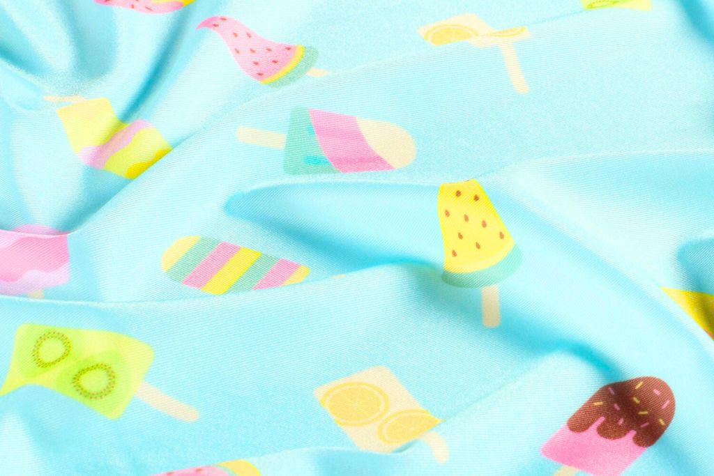 Badeanzugstoff, Bade Jersey, Swimwear, UPF50, Eis, aqua, 0,5 m