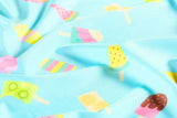 Badeanzugstoff, Bade Jersey, Swimwear, UPF50, Eis, aqua, 0,5 m