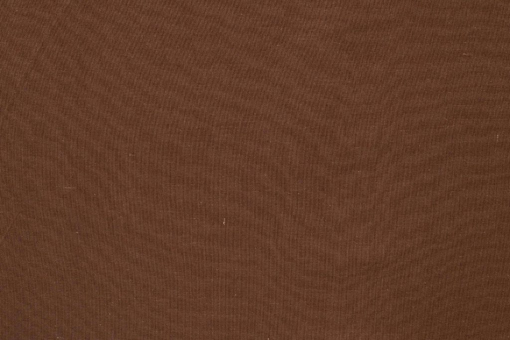 Baumwollwebware, uni, dunkelbraun, 0,5 m