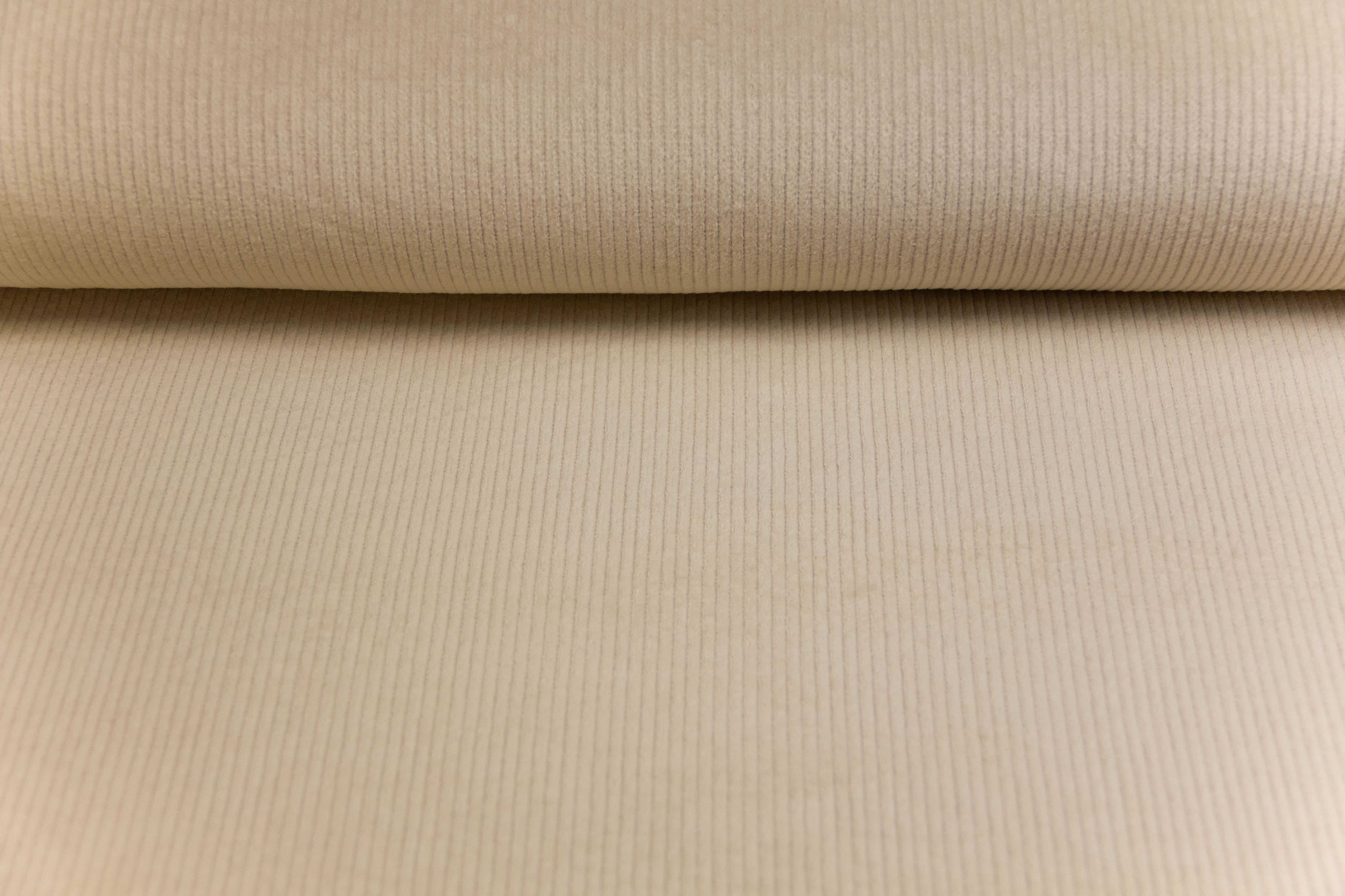 Breitcord elastisch, hellbeige, 0,5 m