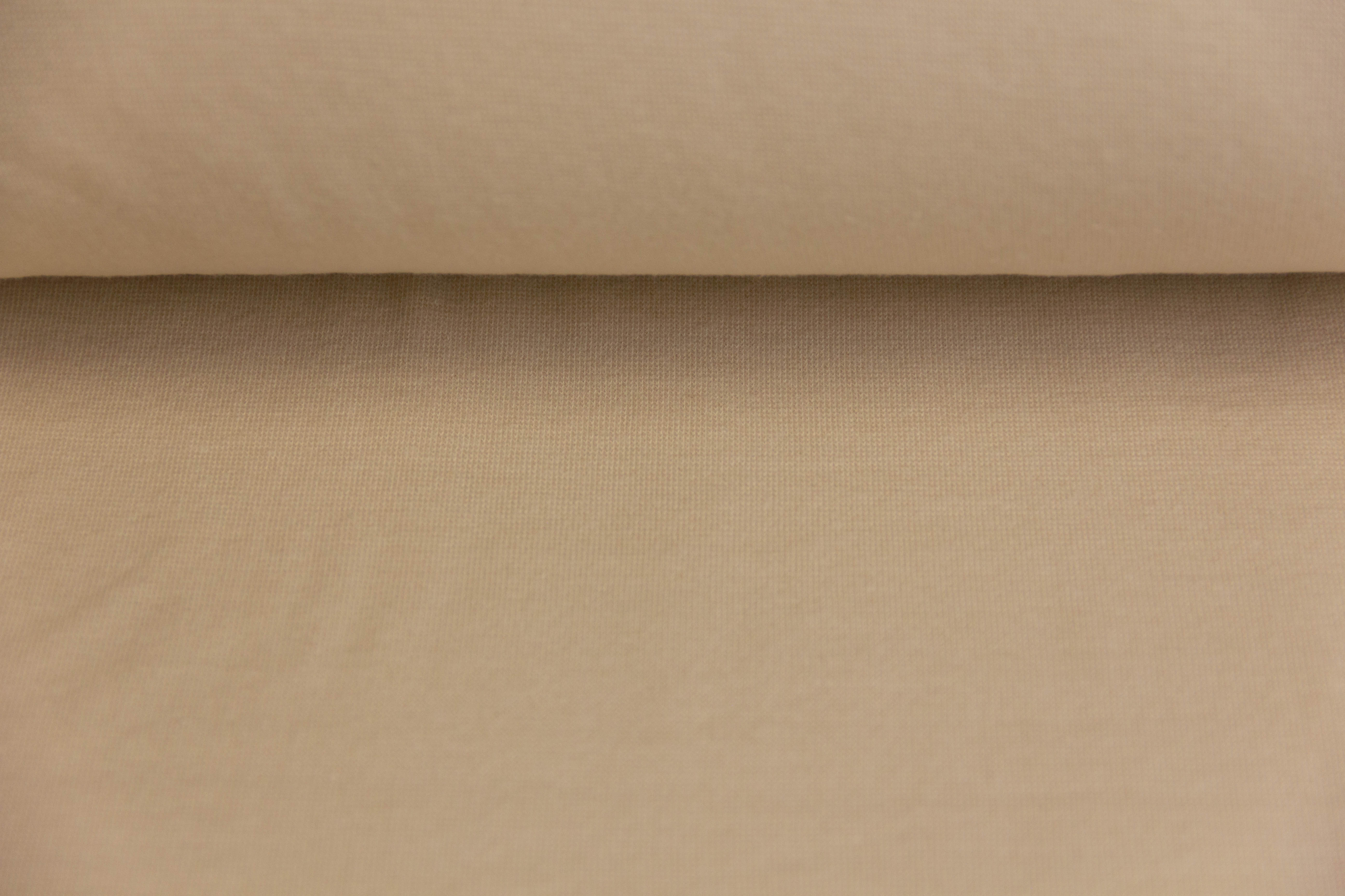 Bündchen, Strickschlauch, schmal, beige, 0,5 m