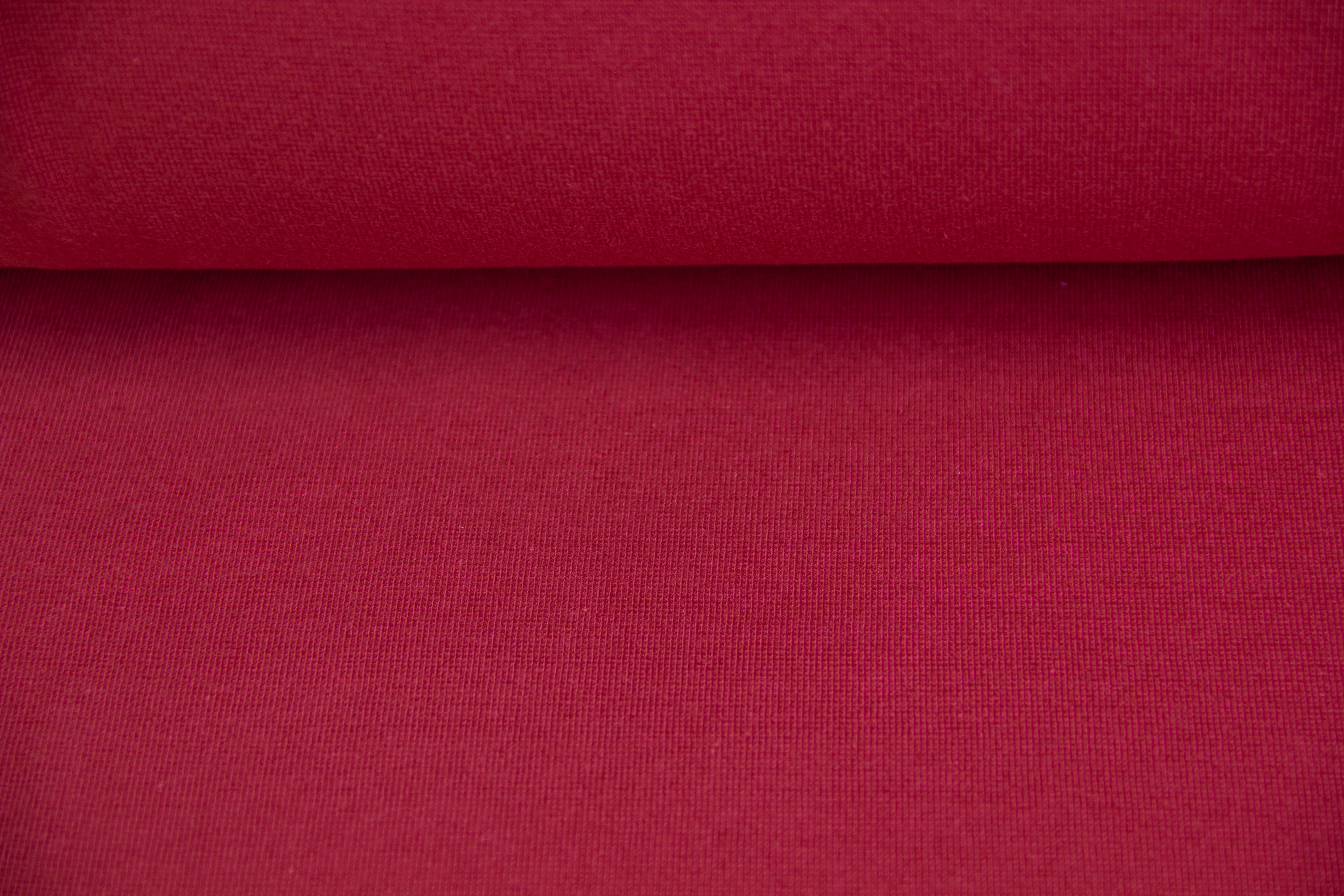 Bündchen, Strickschlauch, schmal, bordeaux, 0,5 m