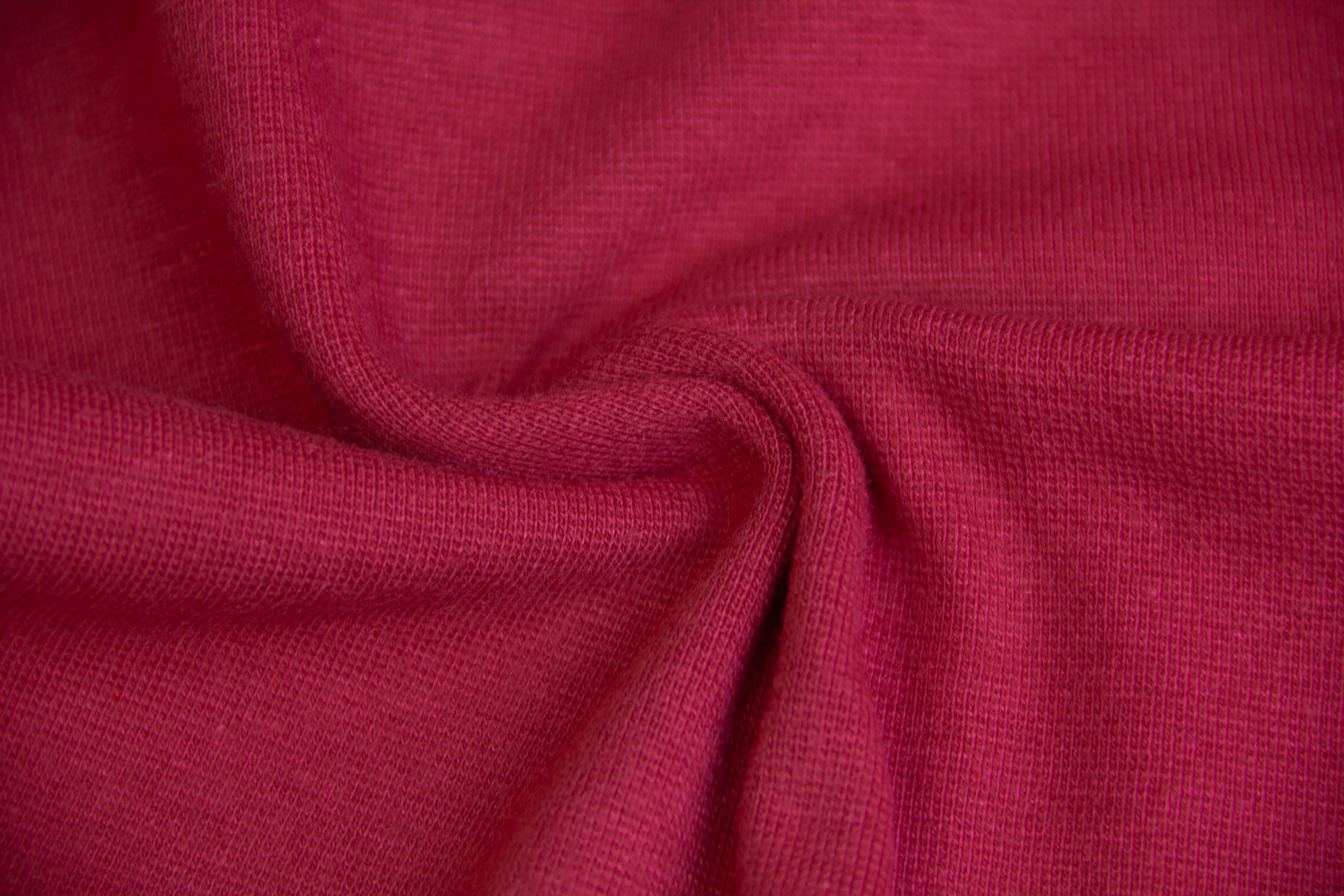 Bündchen, Strickschlauch, schmal, bordeaux, 0,5 m