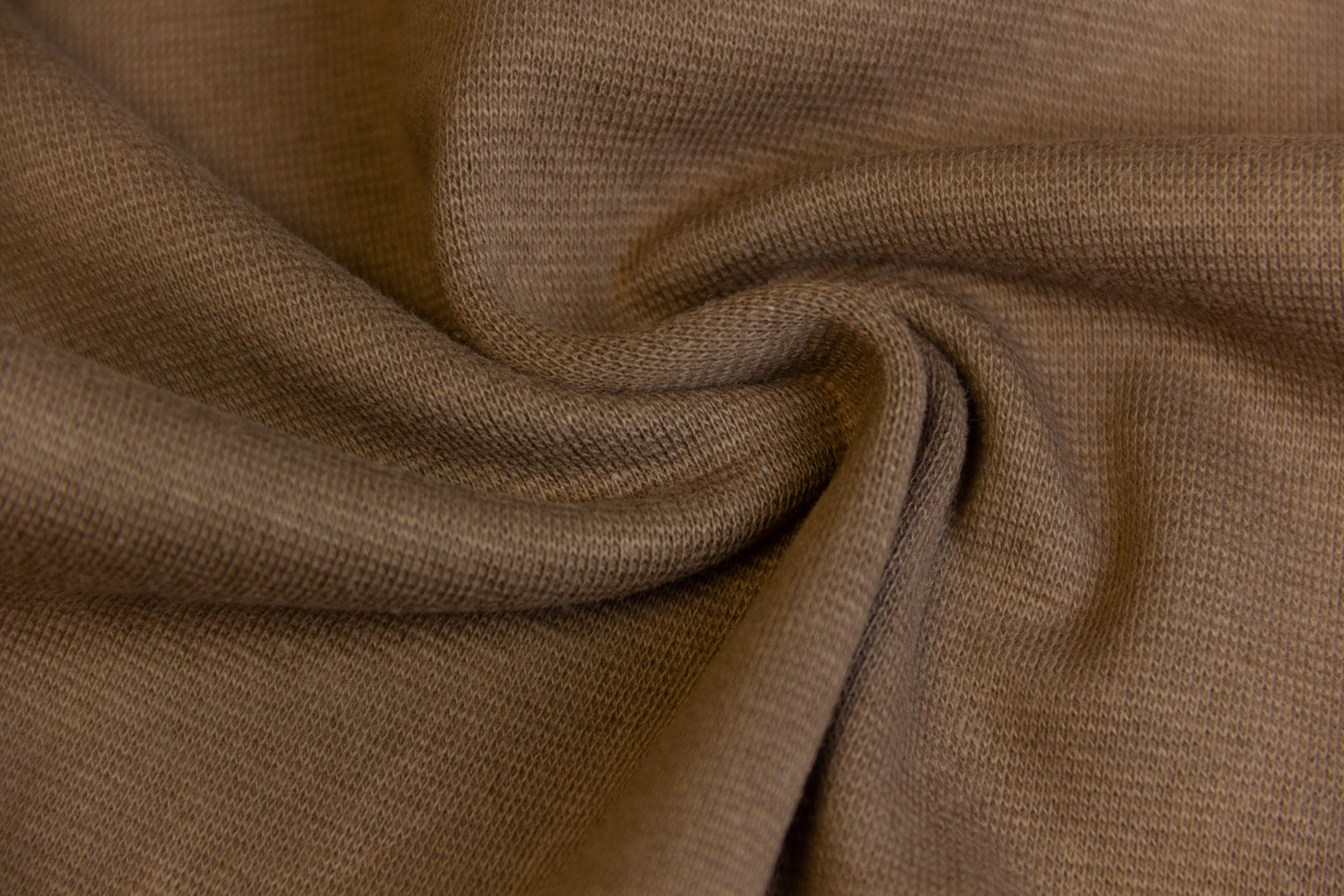 Bündchen, Strickschlauch, schmal, braun, 0,5 m