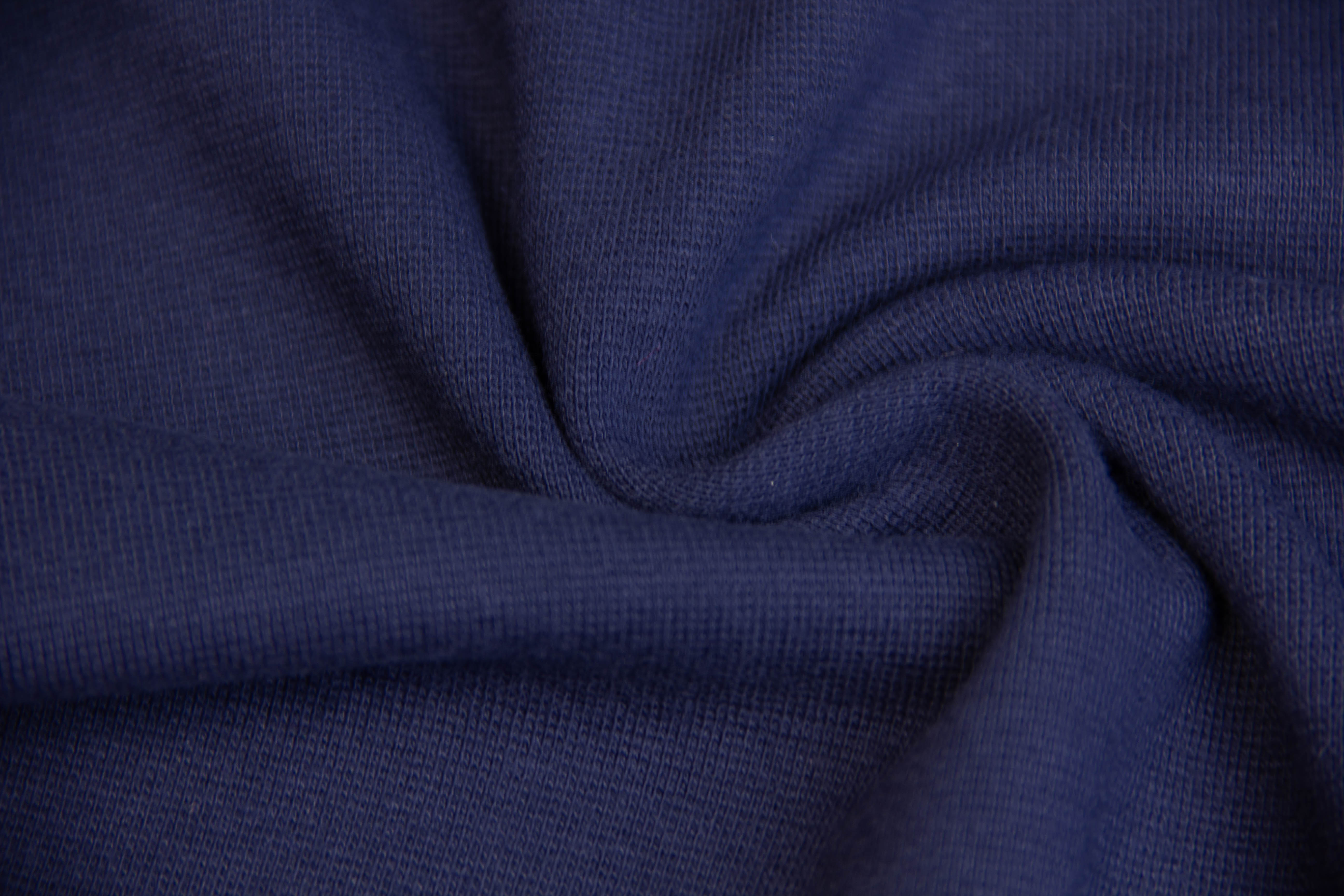 Bündchen, Strickschlauch, schmal, dunkelblau, 0,5 m