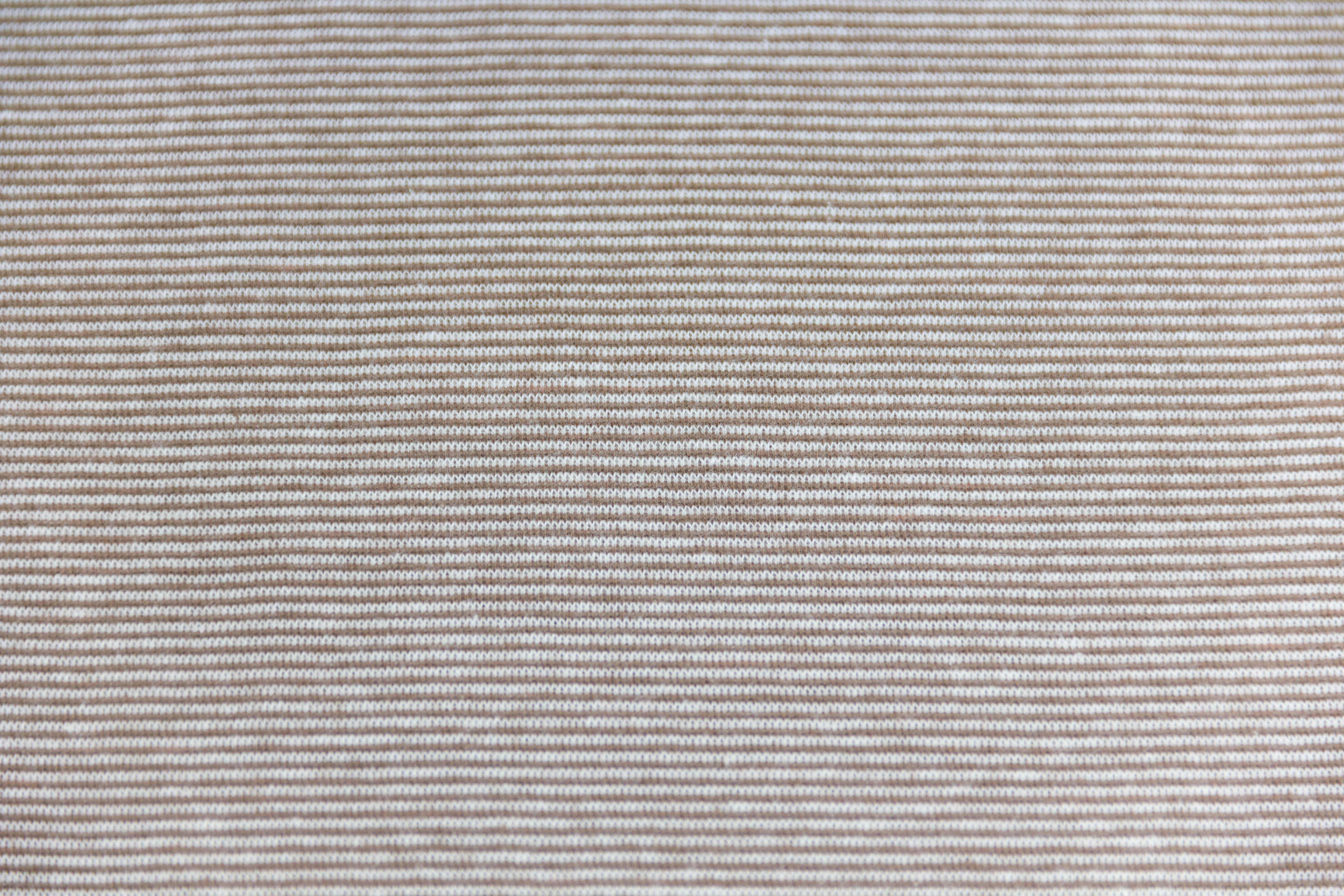 Bündchen gestreift, braun, ecru, 0,5 m