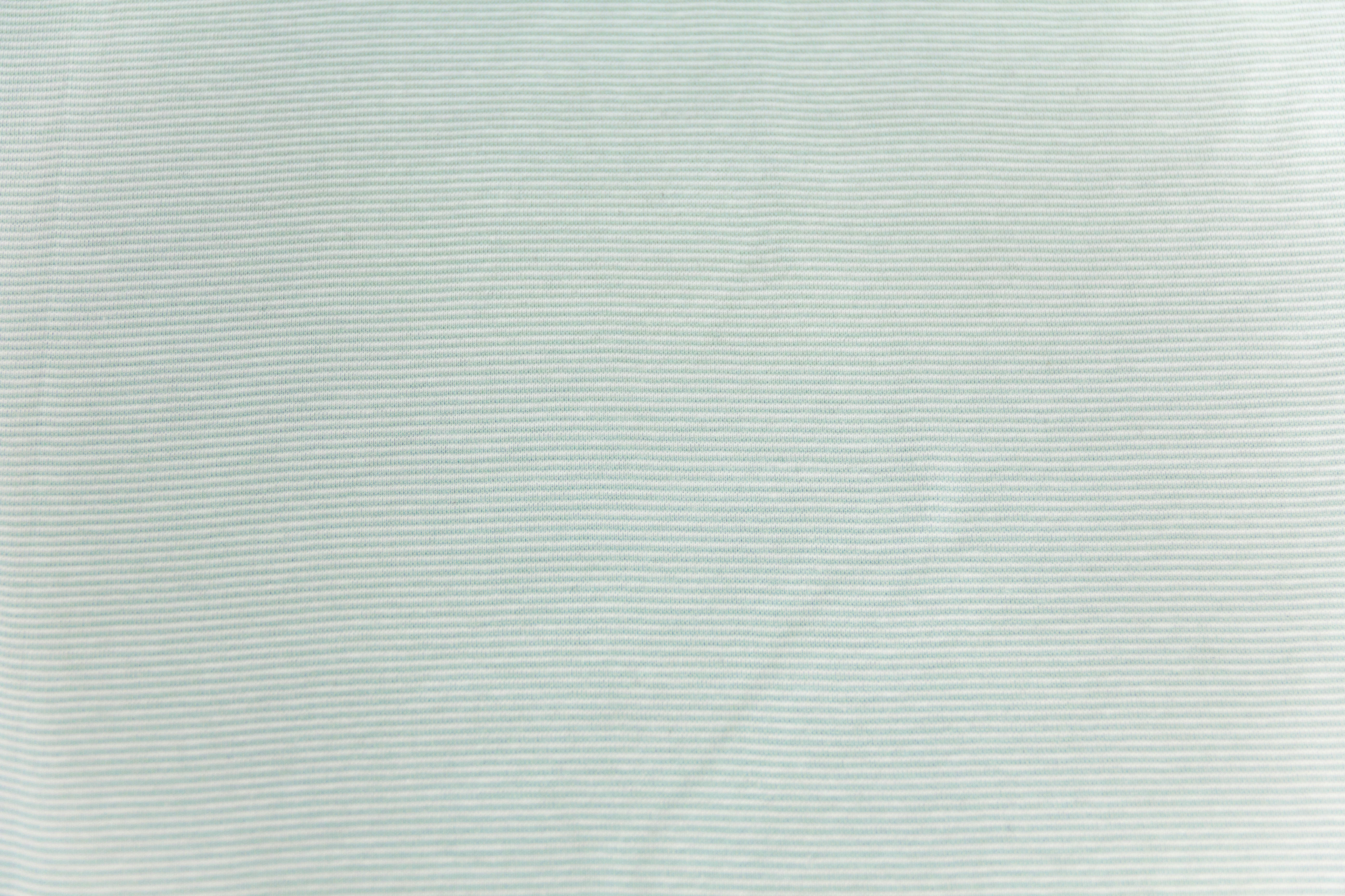 Bündchen gestreift, mint, ecru, 0,5 m