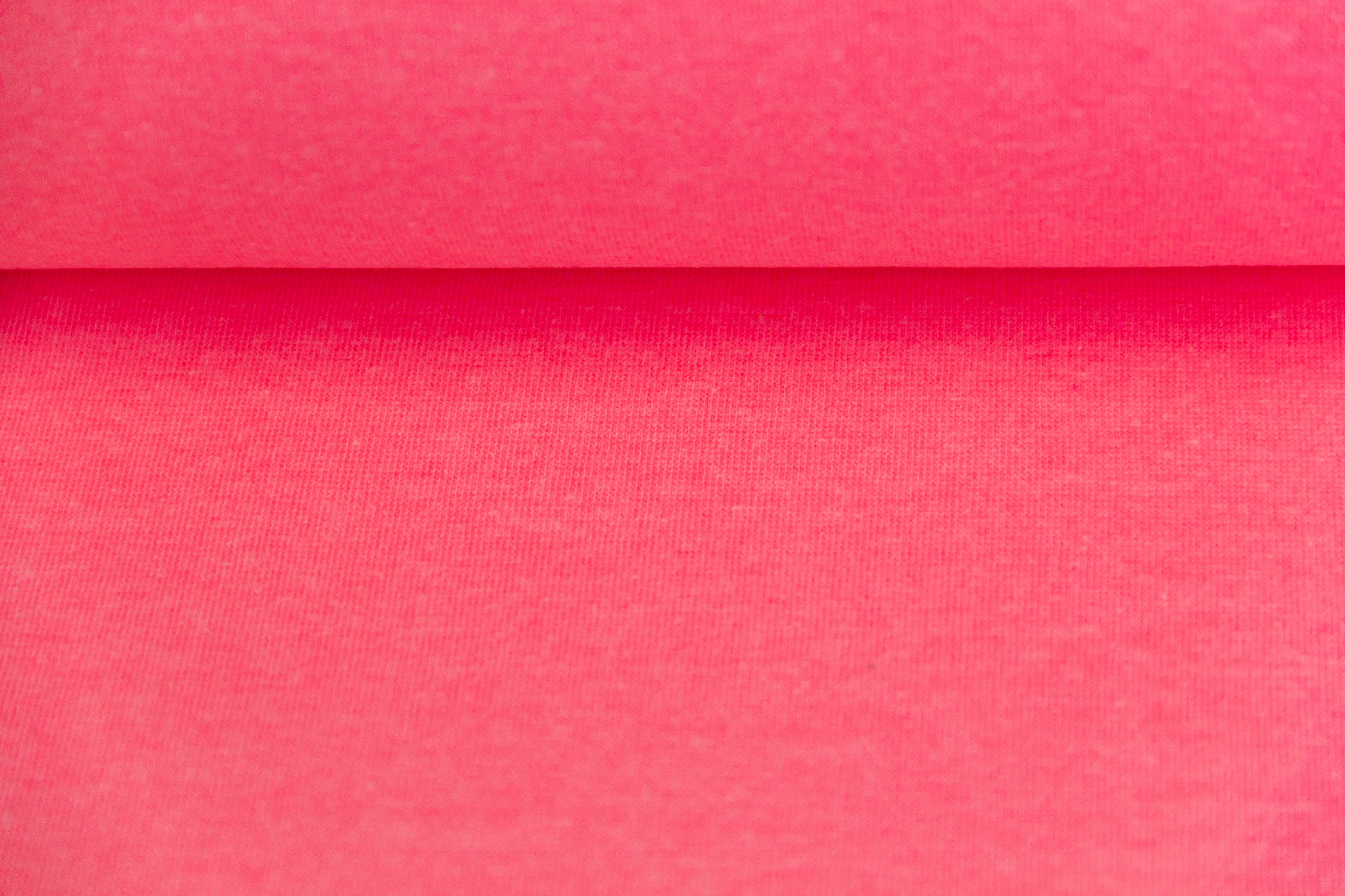 Bündchen, Strickschlauch, schmal, neon pink, 0,5 m