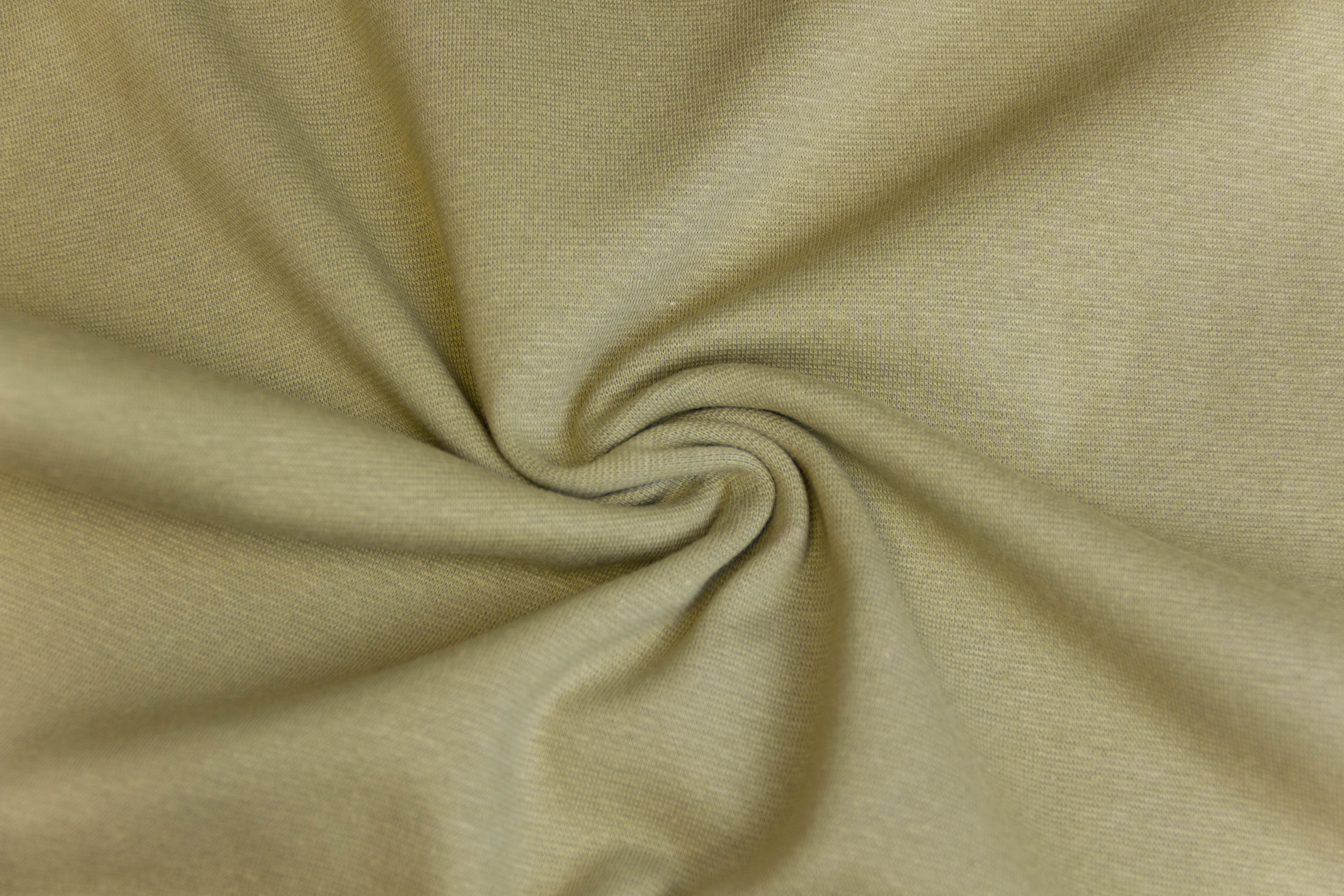 Bündchen, Strickschlauch, olivgrün, 0,5 m
