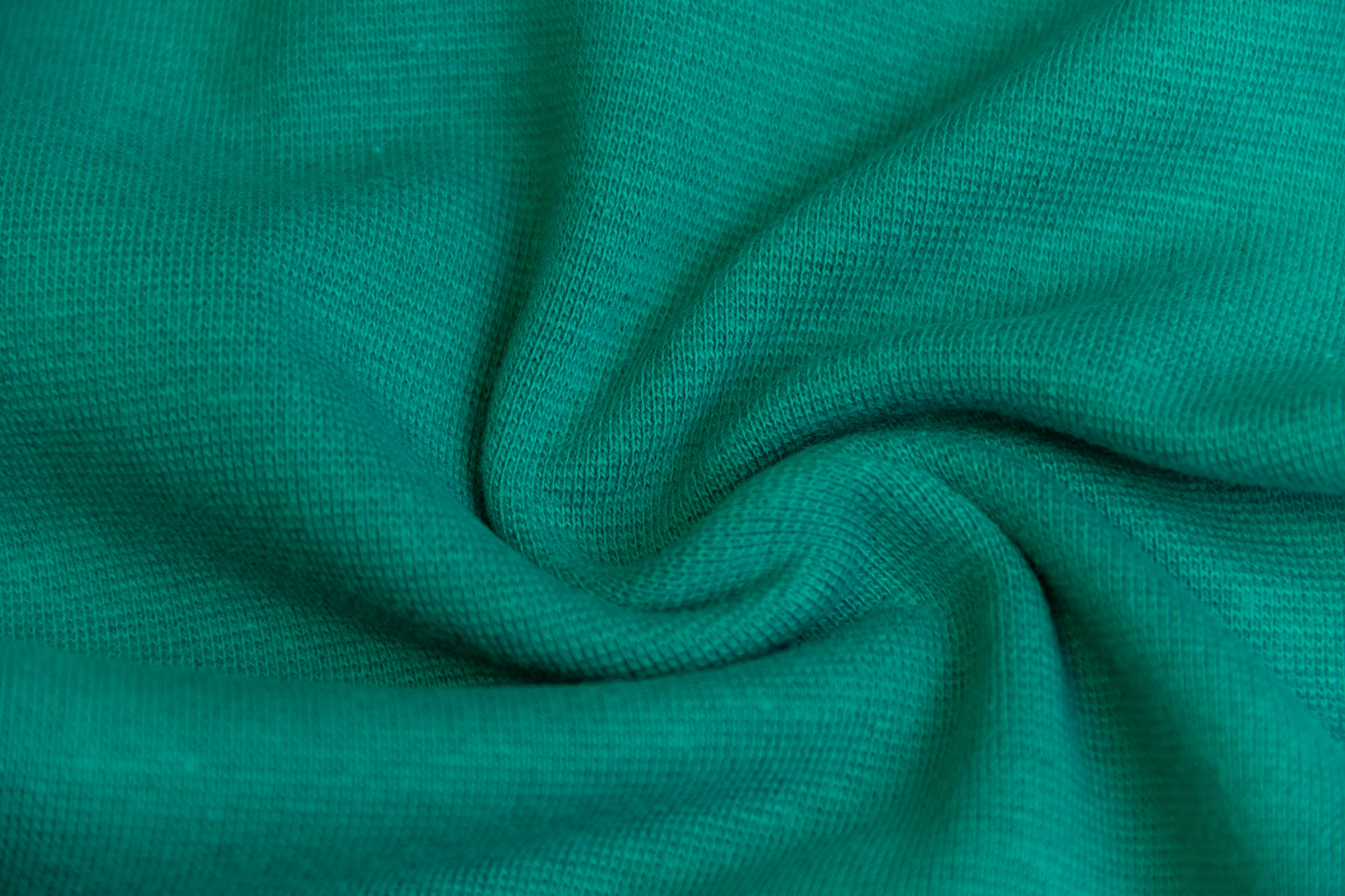 Bündchen, Strickschlauch, schmal, petrol, 0,5 m