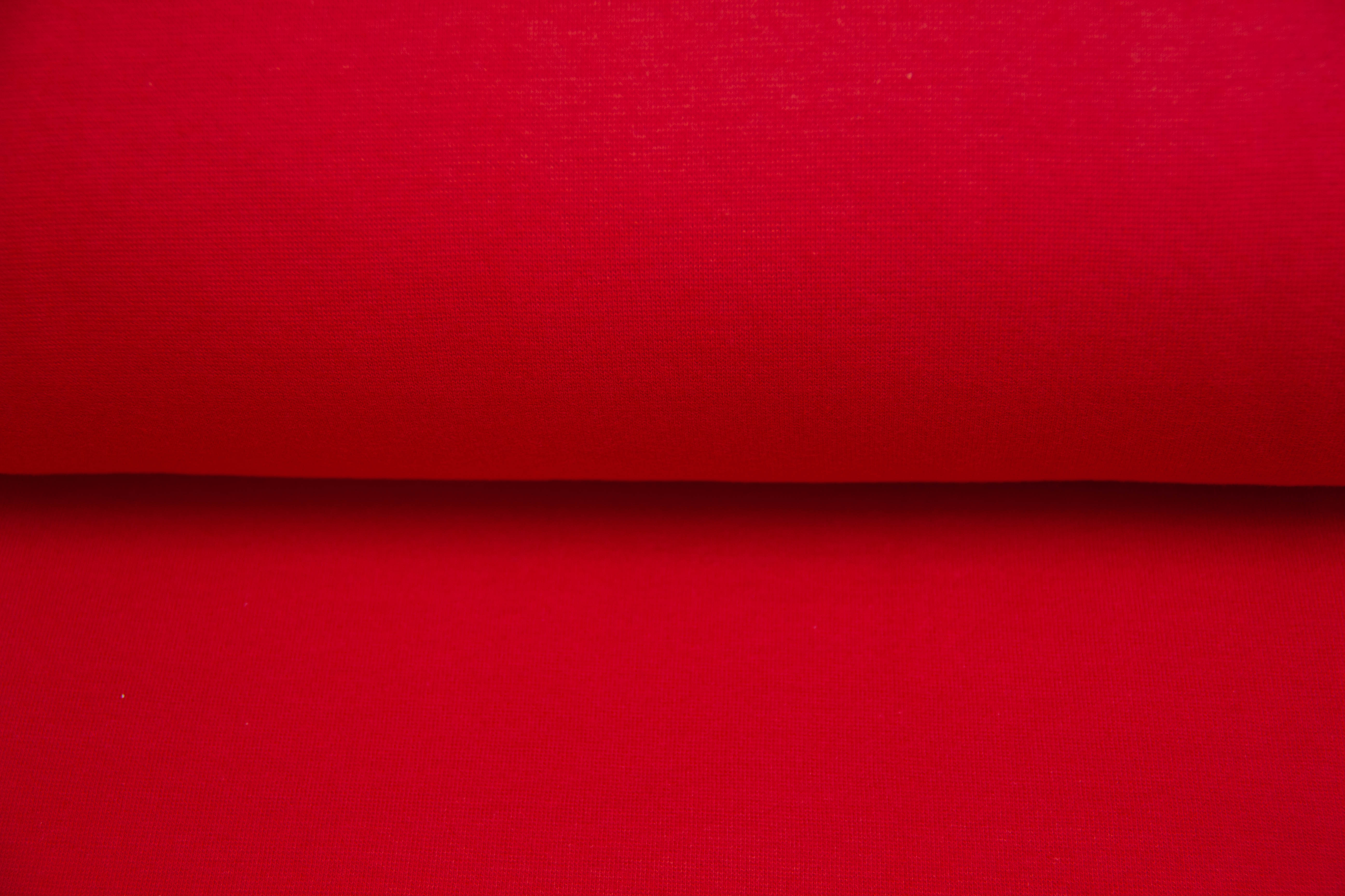 Bündchen, Strickschlauch, schmal, rot, 0,5 m