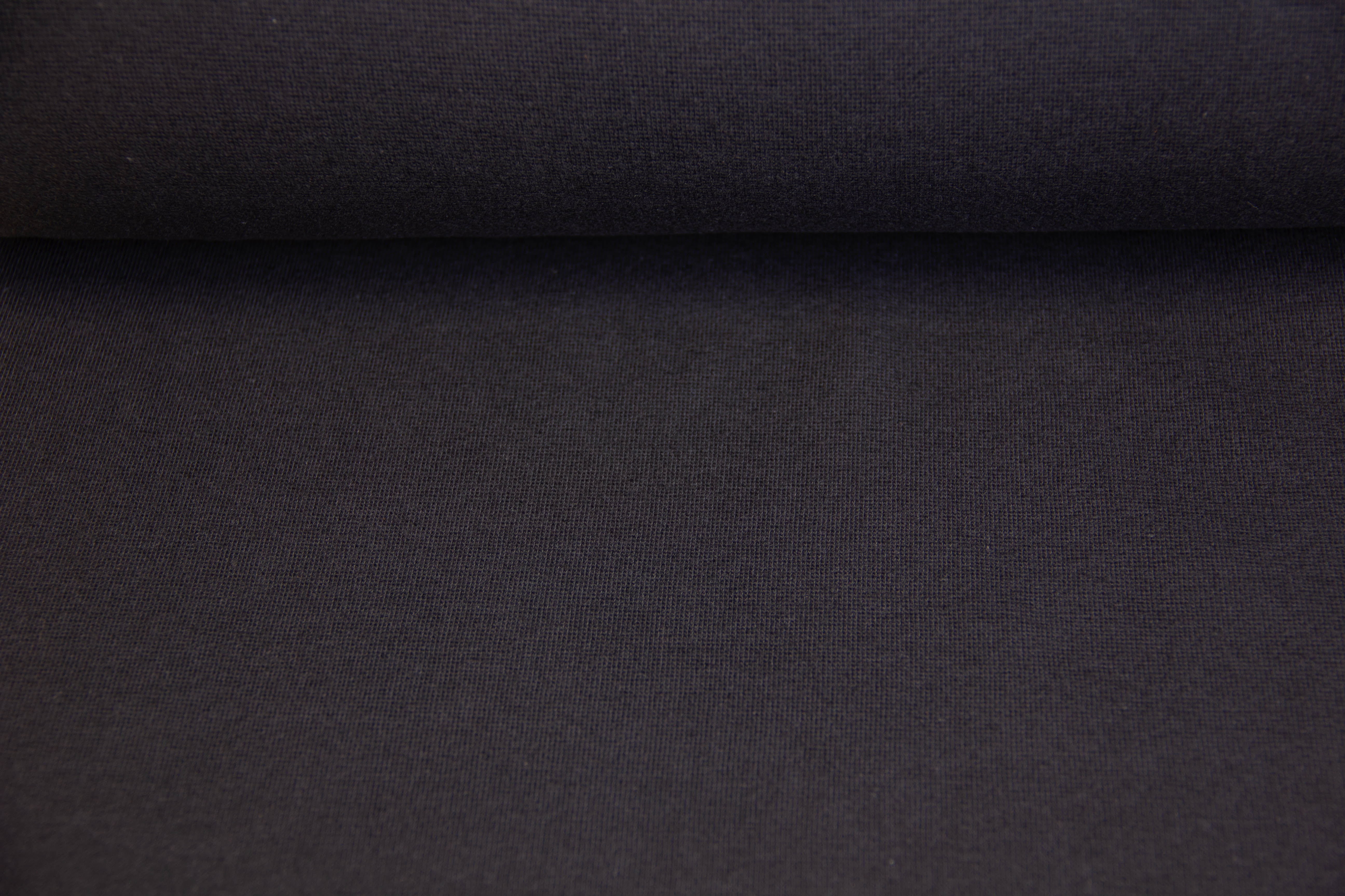 Bündchen, Strickschlauch, schmal, schwarz, 0,5 m