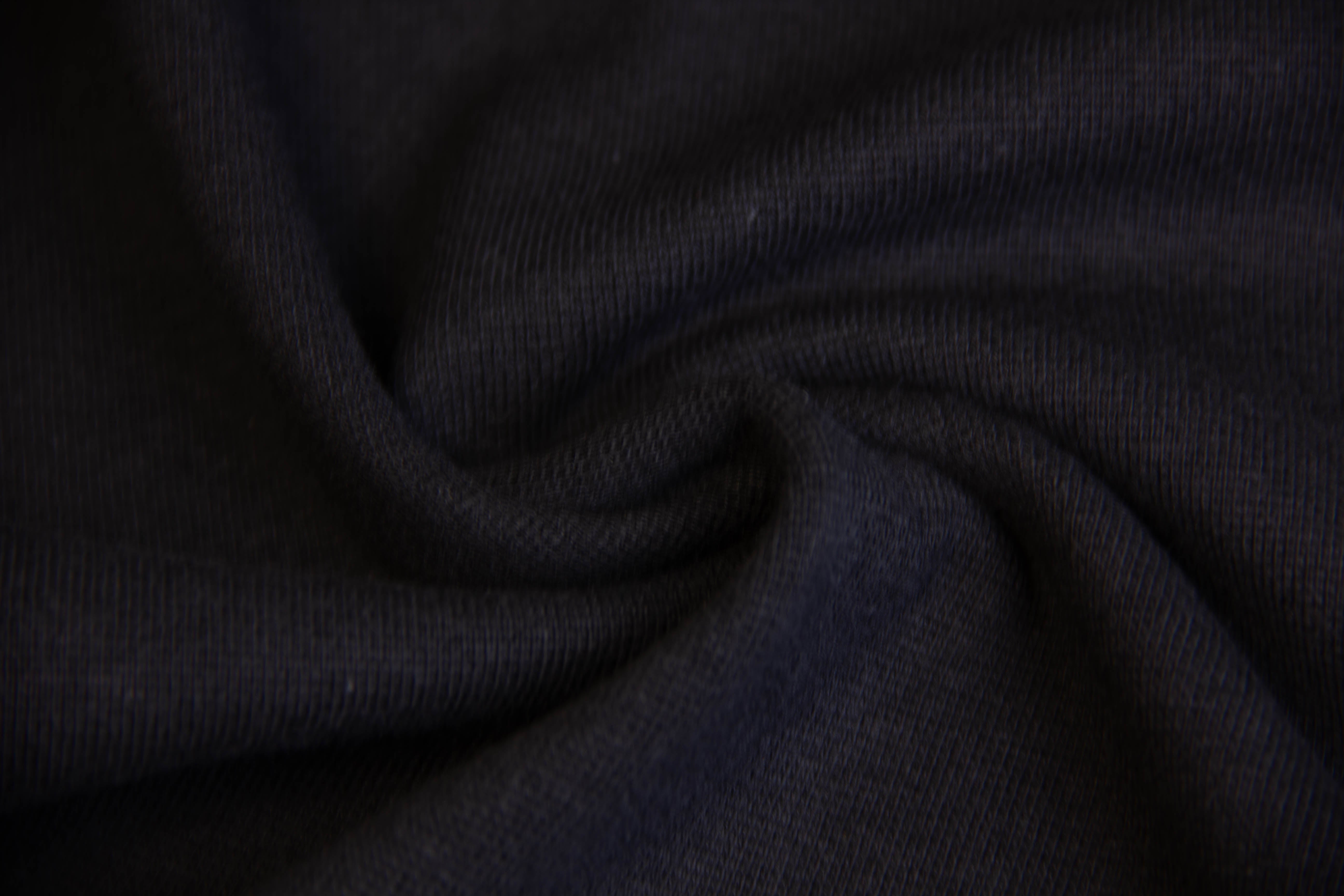 Bündchen, Strickschlauch, schmal, schwarz, 0,5 m