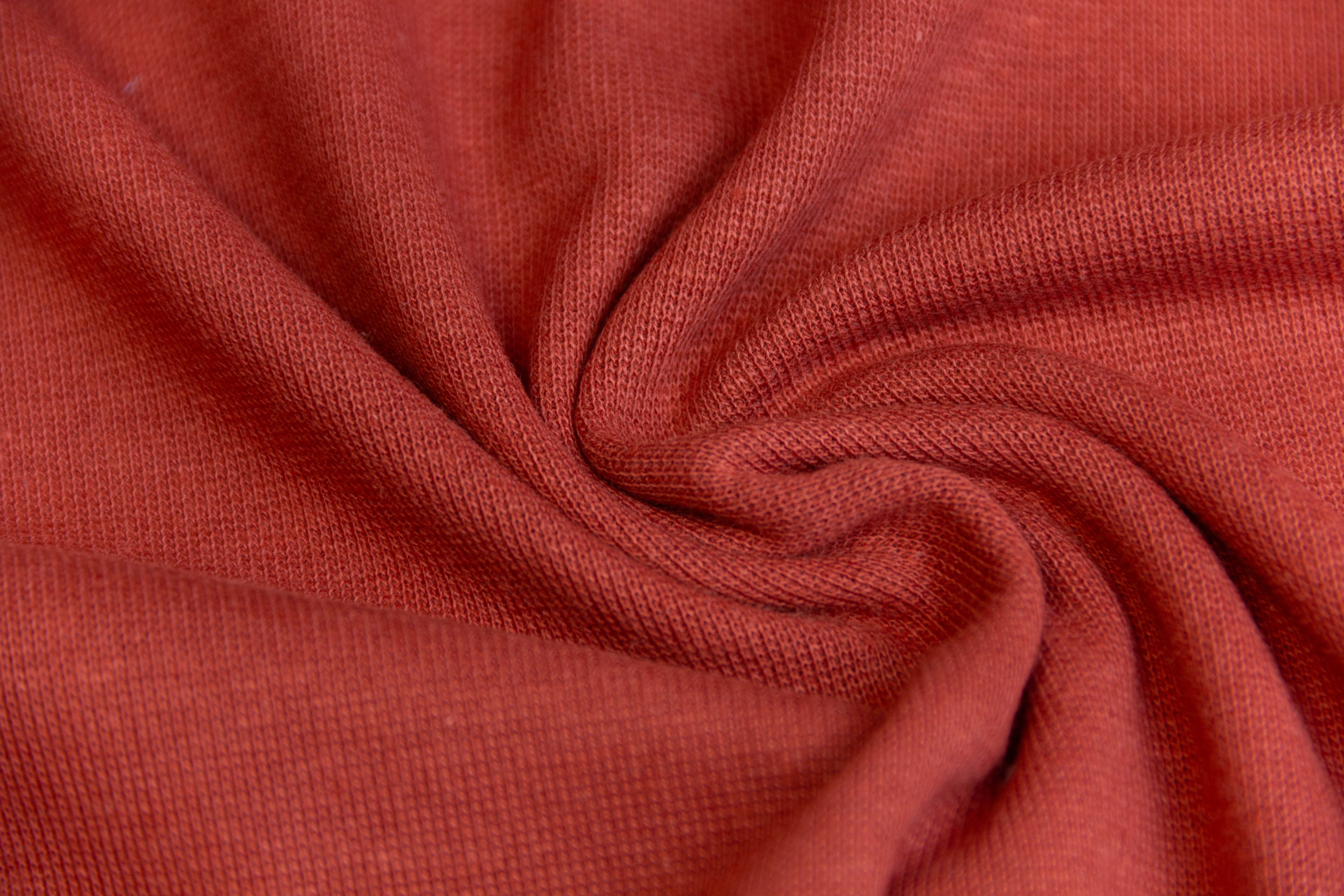 Bündchen, Strickschlauch, schmal, terracotta, 0,5 m