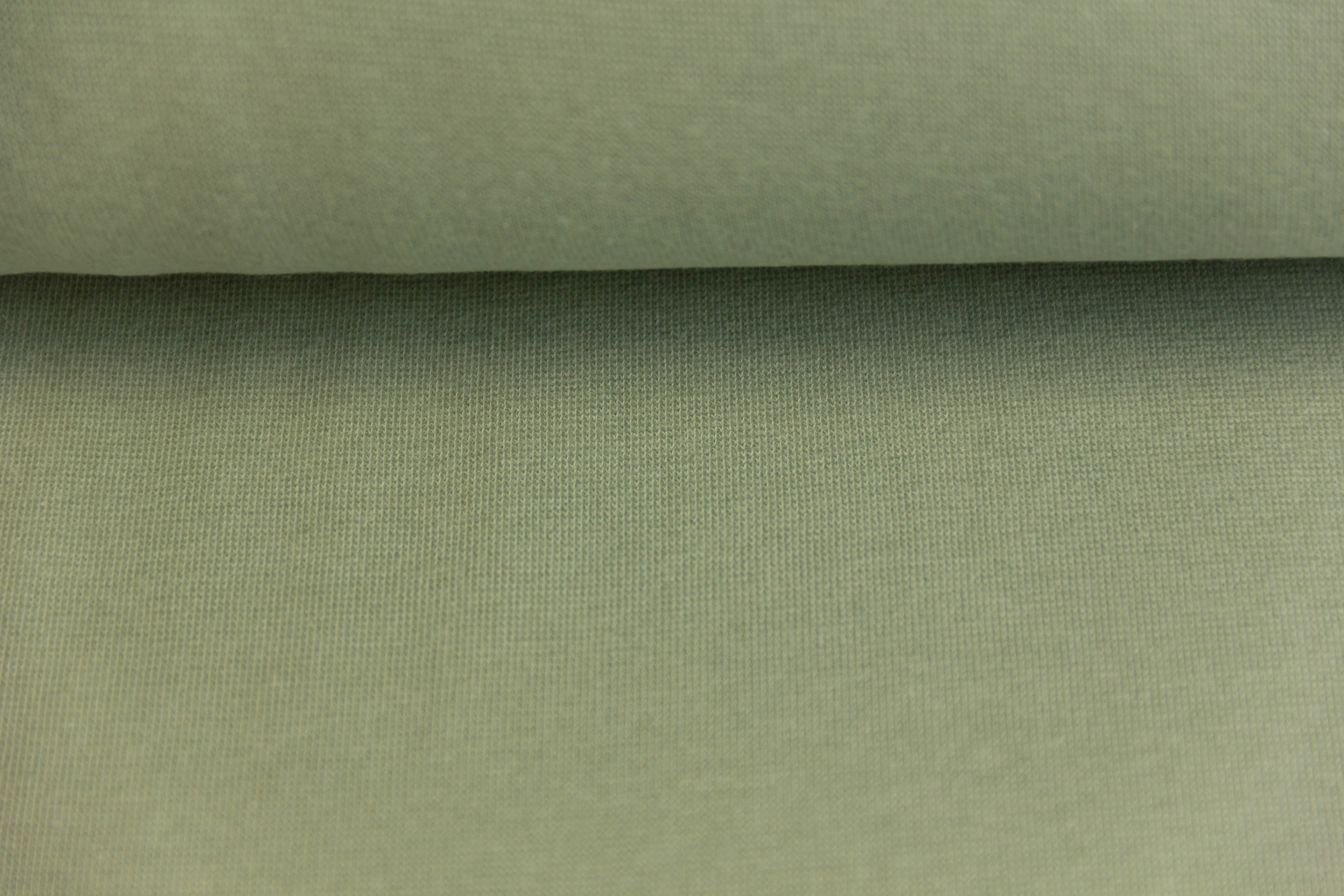 Bündchen, Strickschlauch, schmal, altgrün, 0,5 m