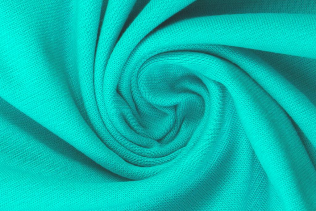 Bündchen "Heike" by Swafing, Strickschlauch, türkis, aqua, 0,5 m