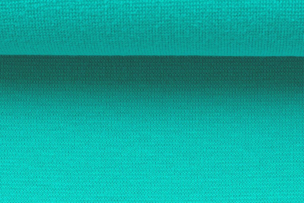 Bündchen "Heike" by Swafing, Strickschlauch, türkis, aqua, 0,5 m