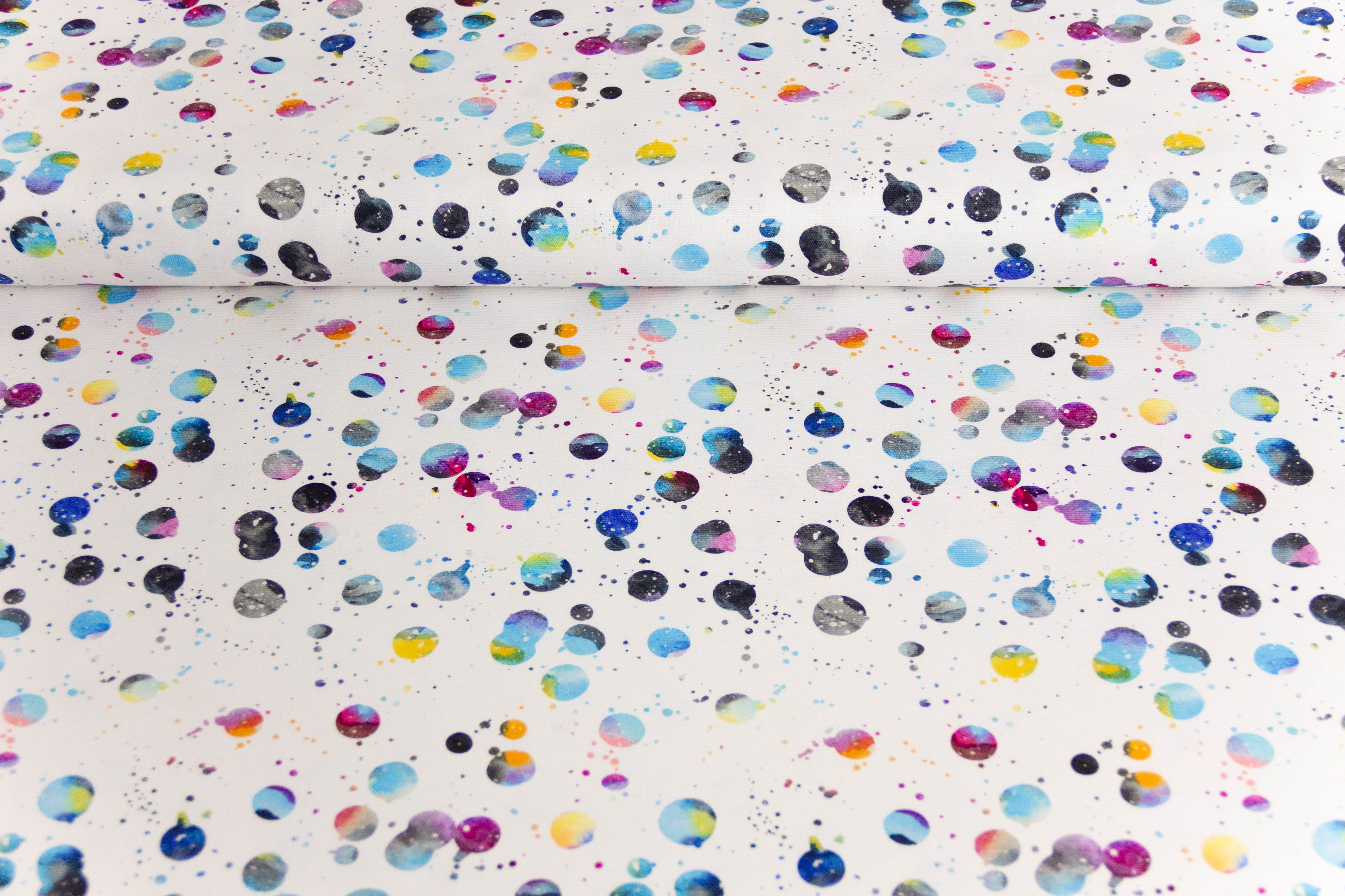 Canvas mit bunten Farbklecksen, Fräulein von Julie, FVJ-4207, 0,5 m