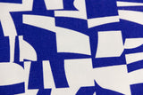 Canvas abstrakt, blau, weiß, 0,5 m