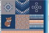DIY-Panel "Cozy Pillow" by lycklig design, Canvas, blau