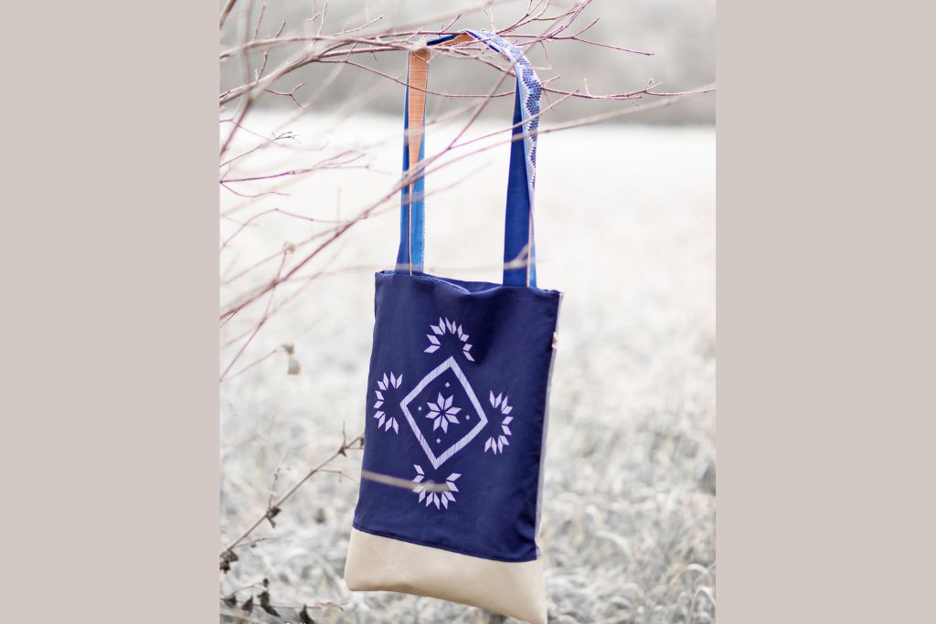 DIY-Panel "Cozy Pillow" by lycklig design, Canvas, blau