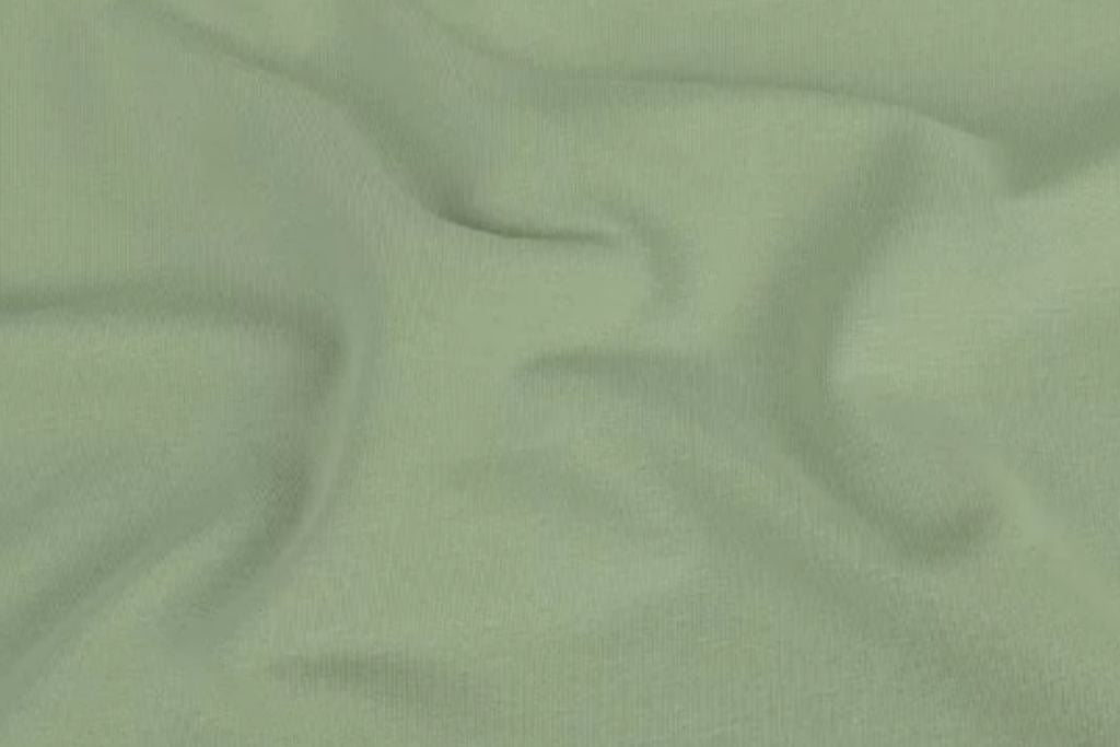 French Terry, Basic, uni, altgrün, 0,5 m