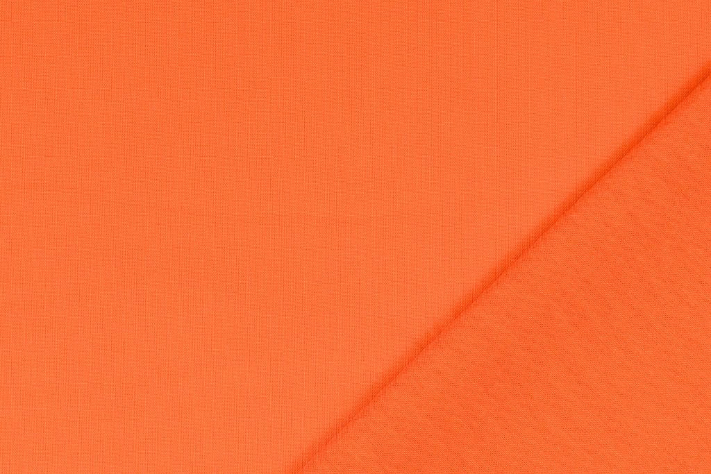 Baumwollwebware, Fahnentuch, uni, orange, 0,5 m