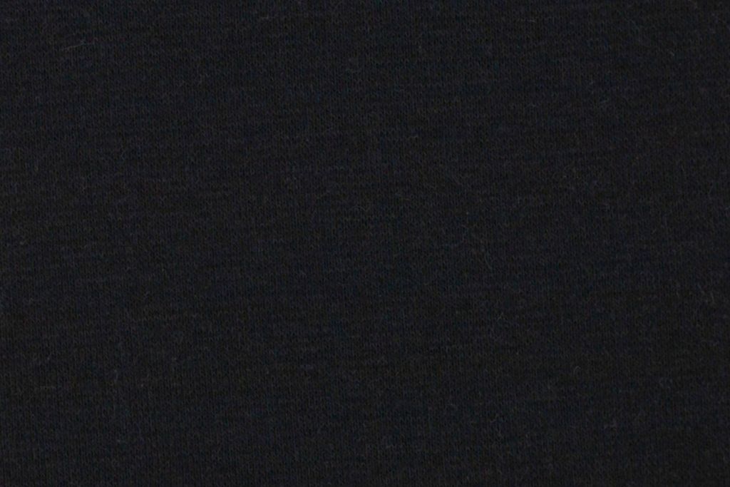 French Terry "Maike", Swafing, uni, schwarz, 0,5 m