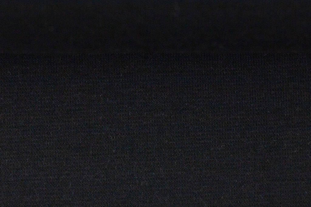 French Terry "Maike", Swafing, uni, schwarz, 0,5 m