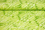 French Terry Batik, grün, 0,5 m
