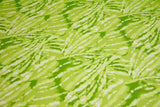 French Terry Batik, grün, 0,5 m