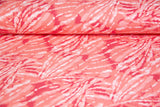 French Terry Batik, koralle, pink, 0,5 m