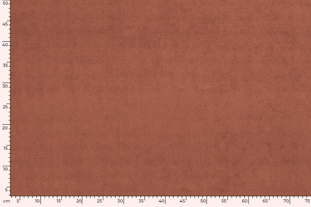 Frottee Jersey, Stretch Frottee, kupfer, 0,5 m