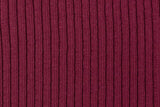 Grobstrickbündchen "Heiko", Strickschlauch, burgundy, 0,5 m