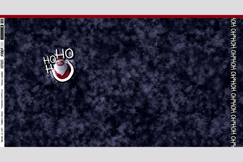 French Terry Panel "HoHoHo", von Thorsten Berger, Swafing