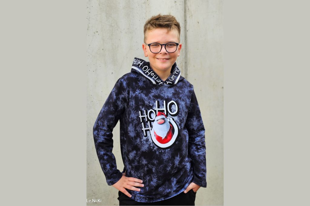 French Terry Panel "HoHoHo", von Thorsten Berger, Swafing