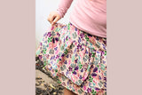 Viskose Webware, "In full bloom" by Emjo-Design, Swafing, Blumen, naturweiß, 0,5 m