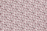 Jersey mit Blumen, Oekotex, wollweiß, malve, 0,5 m