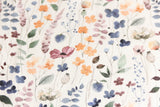 Jersey mit Sommerblumen, ecru, Artikel-Nr. FVJ-4069, Fräulein von Julie, 0,5 m
