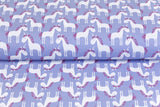 Jersey mit Einhörnern, rauchblau, 0,5 m