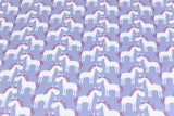 Jersey mit Einhörnern, rauchblau, 0,5 m