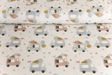 Jersey mit Eiswagen, Fräulein von Julie, beige, 0,5 m