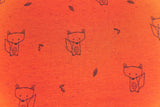 Jersey mit Füchsen, terracotta, 0,5 m