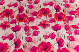 Jersey mit Mohnblumen, ecru, Artikel-Nr. FVJ-4395, Fräulein von Julie, 0,5 m