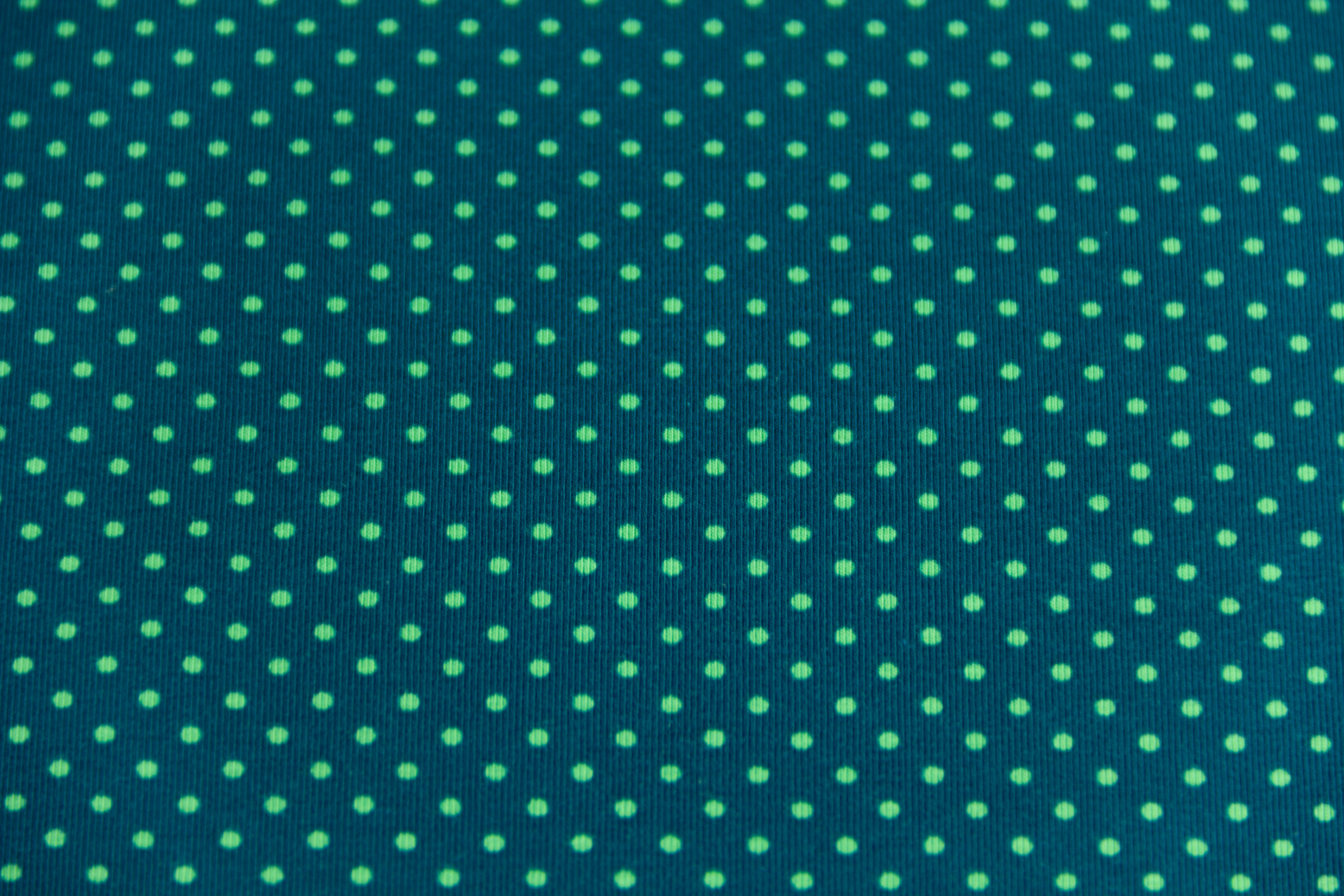 Jersey Pindots, mit Punkten, blau, pastellgrün, 0,5 m