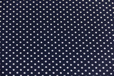 Jersey Pindots, mit Punkten, marine, weiß, 0,5 m