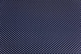 Jersey Pindots, mit Punkten, marine, weiß, 0,5 m