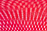 Restmenge 42 cm Jersey Pindots, mit Punkten, rot, weiß
